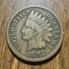 1892 Indian Head Cent Penny  Nice Details “Actual Coin Pictured"