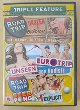 Road Trip /Euro Trip / Road Trip: Beer Pong.  Triple Feature DVD.  VGC.