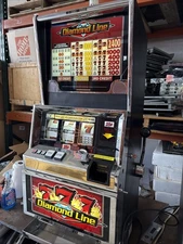 Bally 6000 Blazing 7 Diamond Line 3 Coin SLOT MACHINE