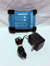 Samson S-convert -10dBV TO +4dBu Converter w/ Power Supply