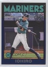 2021 Topps 1986 Baseball 35th Anniversary Blue Ichiro Suzuki #86B-78 HOF 04br