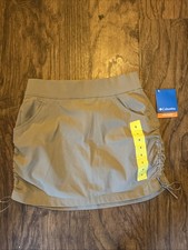 Columbia Women's Omni-Shade Active Fit Jupe-Short Skort Tusk Size S