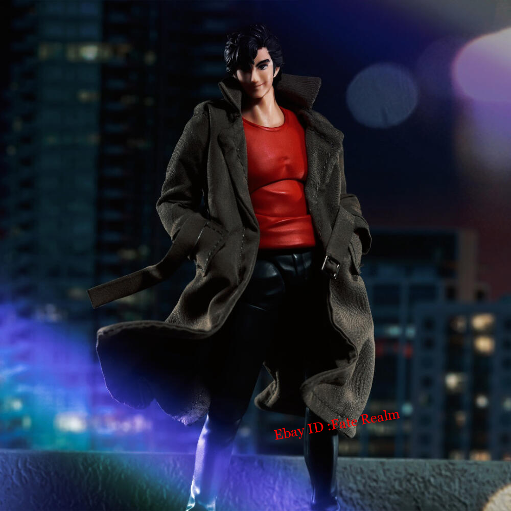 1/12 Custom Wired Coat For 6'' BUZZMOD City Hunter Saeba Ryo（No