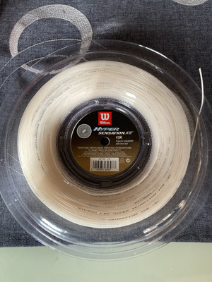 Wilson Sensation Ice, Tennissaite, NEU, 200 m-Rolle, 1,35 mm, UVP 140,00  