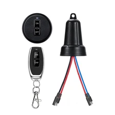 12V Waterproof Remote Switch,Mini Wireless Switch with SAE Connector Plug,DC5...
