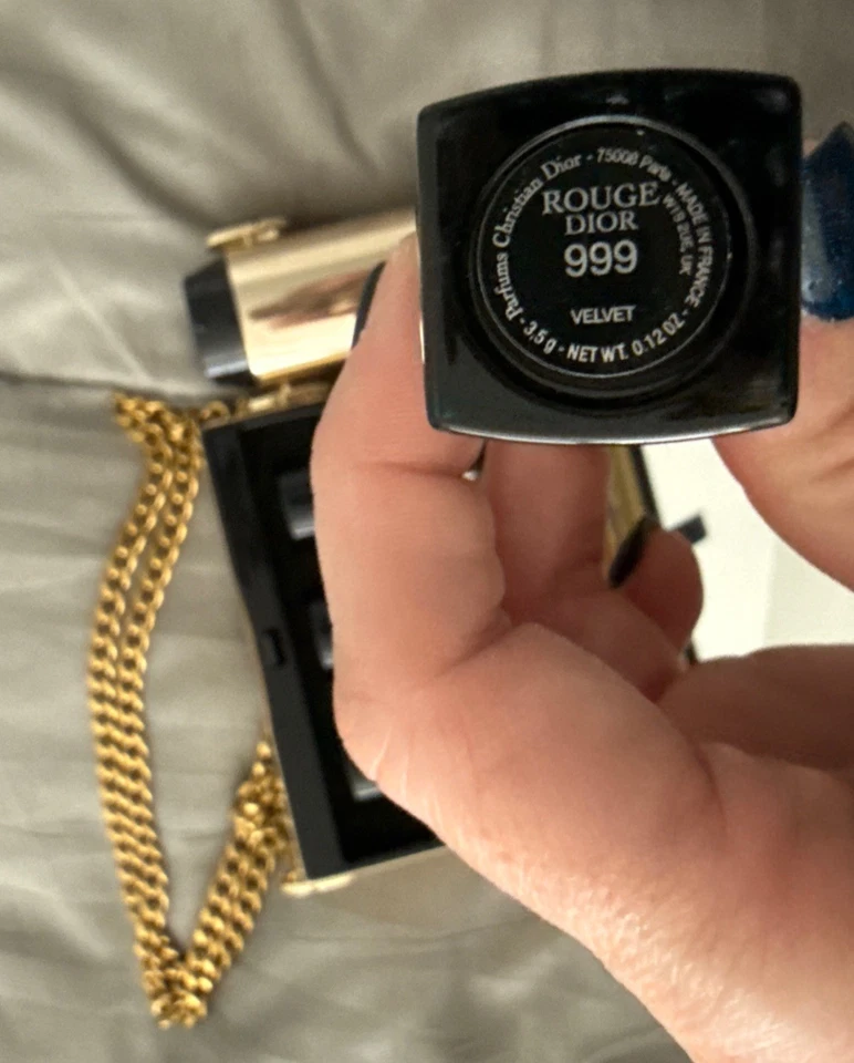 DIOR ROUGE Gold Minaudiere Pouch Clutch Handbag LIMITED EDITION LIPSTICK SET NEW - Image 4 of 4