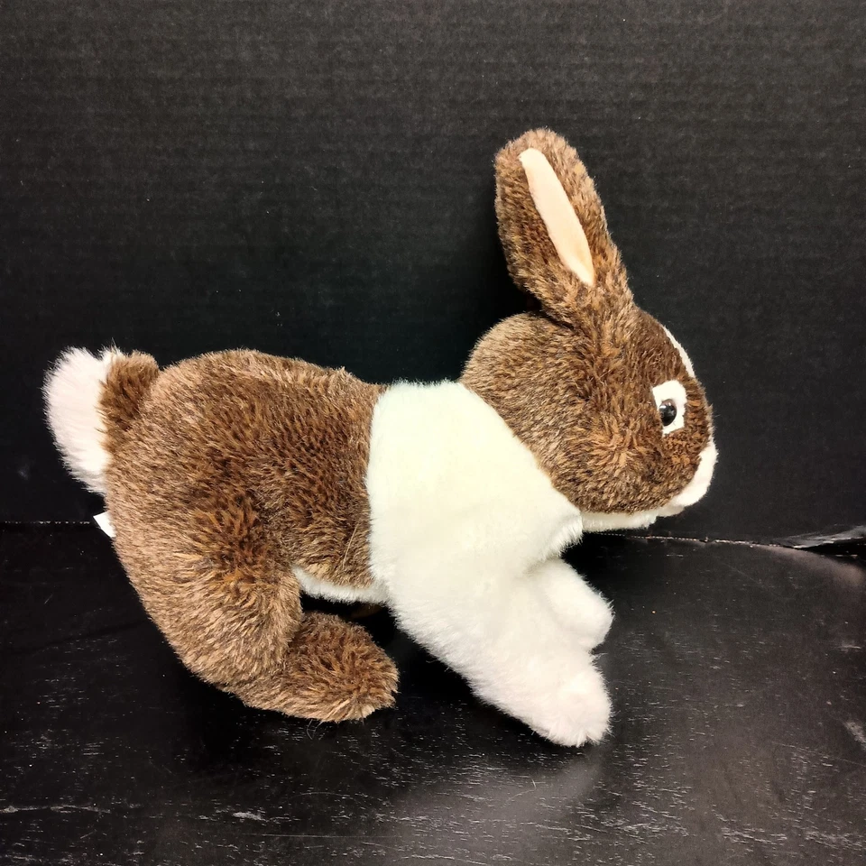 Ganz Webkinz Signature Dutch Bunny Rabbit Realistic Brown White Plush No Code - Image 3 of 4