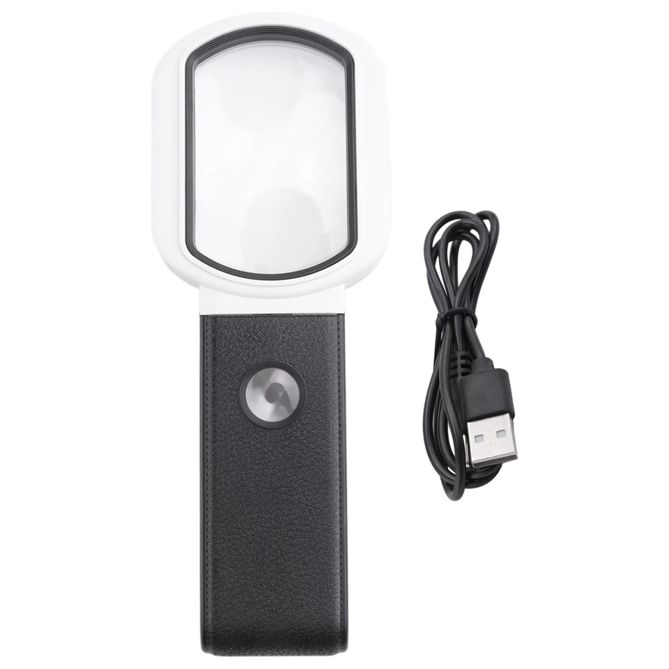 Magnifying Glass with Light, 25X 10X Rechargeable Handheld and Standing2020 - Image 4 of 4