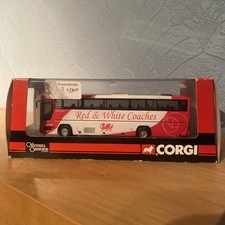 CORGI OOC 1:76 PLAXTON PREMIERE STAGECOACH WALES/RED & WHITE COACHES OM43314