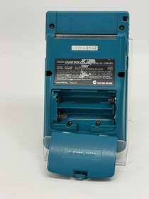 Gameboy Color Console Teal Blue Nintendo GBC Tested Works CGB-001