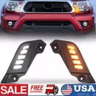 For Toyota Tacoma 2012-2015 Pickup DRL LED Daytime Running Fog Lights with Turn