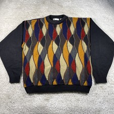 Vtg Bachrach Sweater Men's XL Pullover USA-Made Biggie Cosby