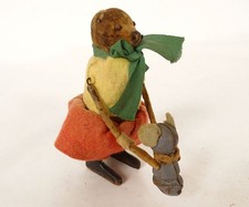 Vintage Antique Mechanical Toy Dancing Mouse Schuco Germany XXth