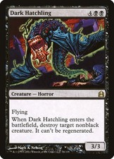 Dark Hatchling [Commander 2011] Moderately Played