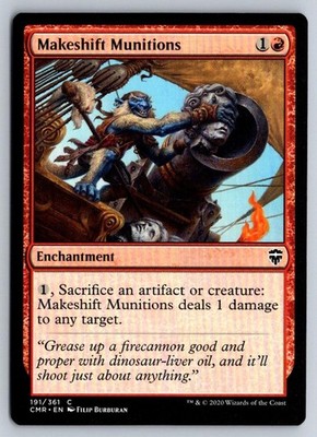 Makeshift Munitions 191 Common Commander Legends Magic: The Gathering Near Mint