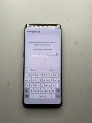 Samsung Galaxy S9+ (US Cellular) SM-G965U Blue Acct Locked