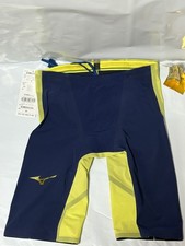 Mizuno GX SONIC ROYAL SF N2MBD003 Men's Swimsuits Navy/Yellow Size M New