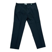 Calvin Klein Black Slim Fit Cotton Dress Pants Mens Size 38x32 Measures 38x30