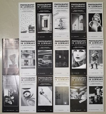 17 Bände: Photography in Germany & international Nr. 2-18 / 1999-2002, Schneider