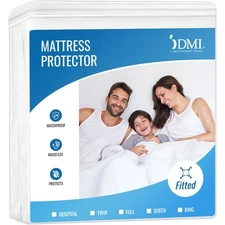 DMI Waterproof Mattress Protector, Mattress Pad, Waterproof Mattress Cover, Bed