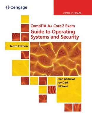 CompTIA A+ Core 2 Exam: - Hardcover, by Andrews Jean; Shelton - Very Good j