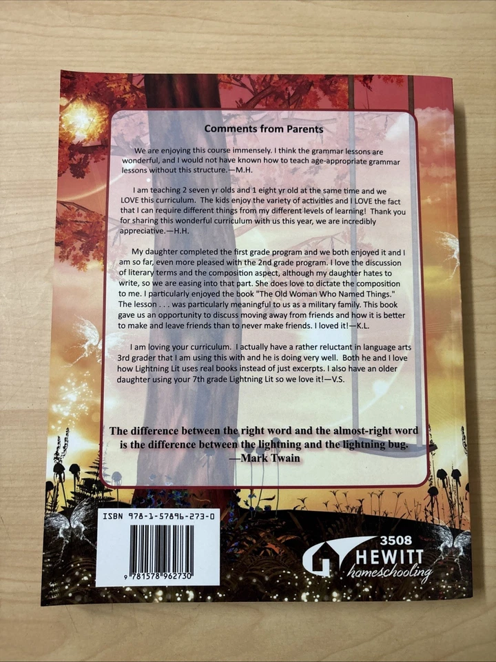 Lightning Literature & Composition Grade 2 Teacher’s Guide Elizabeth Kamath 2014 - Image 2 of 4