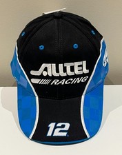New Ryan Newman #12 Alltel Racing NASCAR Hat w/ Tags Team Caliber Blue Black