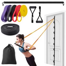 Door Anchor Strap for Resistance Bands Exercises, Multi Point Black