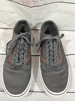 Vans Off The Wall Shoes Mens Size 8.5 Gray/brown low top