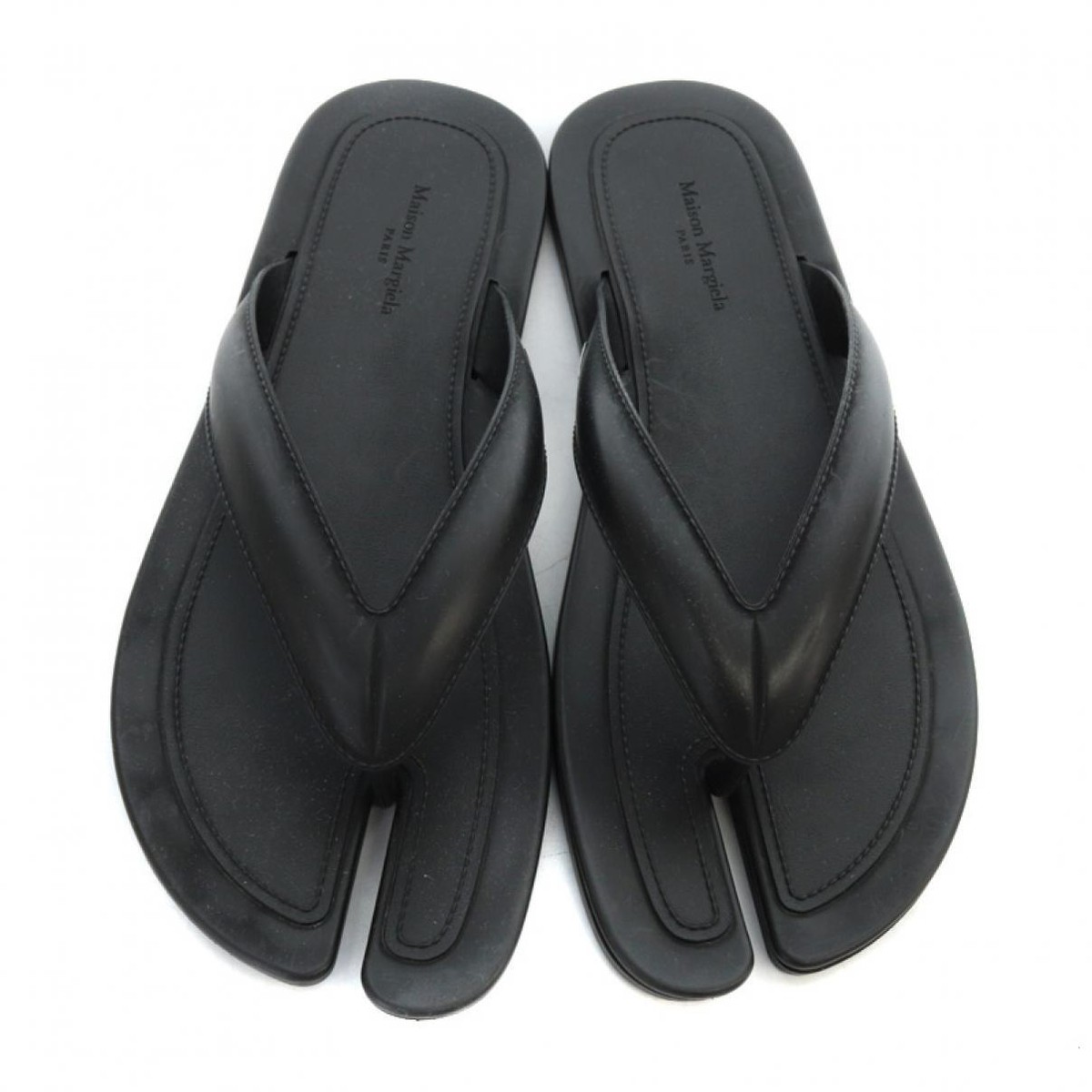 ★関税込★Maison Margiela★Tabi Thong Sandal Black★ Maison Margiela Women's Tabi Flat Thongs Sandals in Black