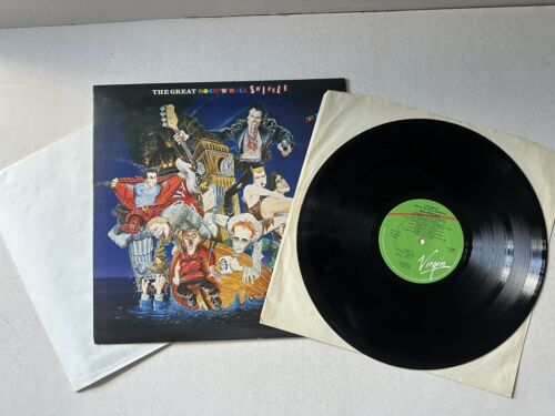 Sex Pistols - Near mint Rock N Roll Swindle LP with RARE large poster. Punk.