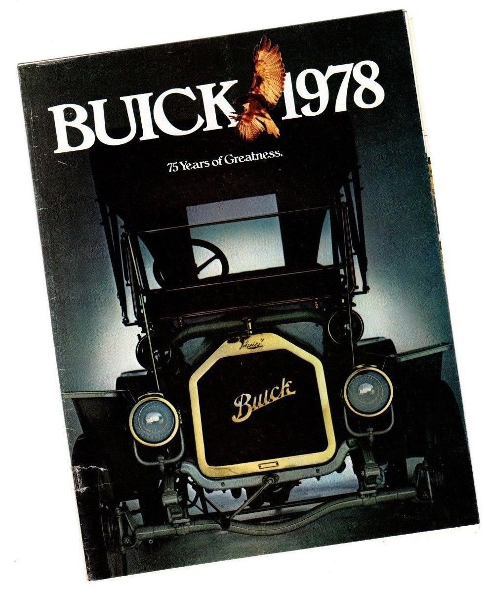 1978 BUICK RETRO Brochure / Catalog: RIVIERA,REGAL,SKYHAWK,SKYLARK