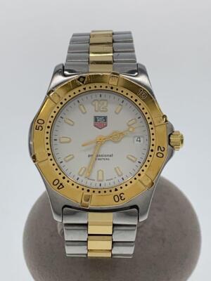 TAG HEUER WK1120 Professional 200M Quartz Gold Men's Watch TAG HEUER WK1120 Professional 200M Quartz Gold Men's Watch