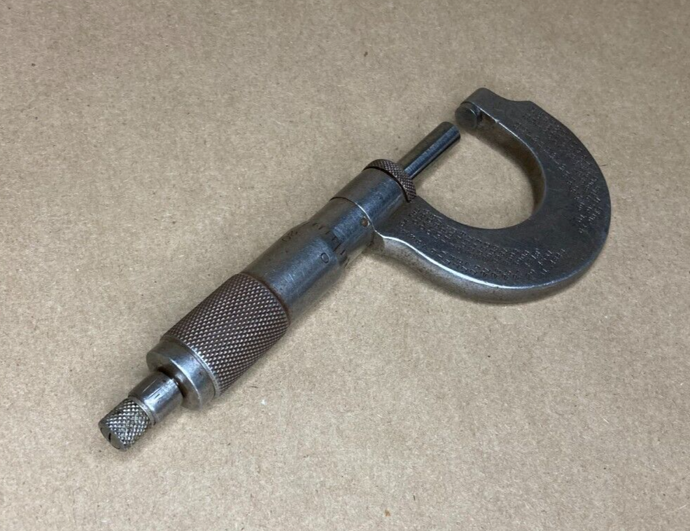 Starrett No. 230 Micrometer. 01". Rachet, Locking, Made in USA eBay