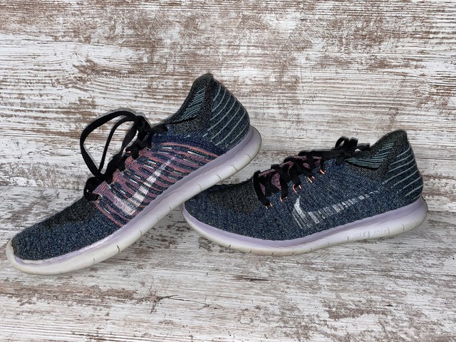 nike free rn flyknit pink