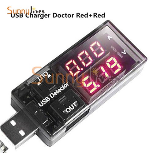 1Pcs USB Volt Current Voltage Doctor Charger Capacity Tester Meter Power Bank - Photo 24/39