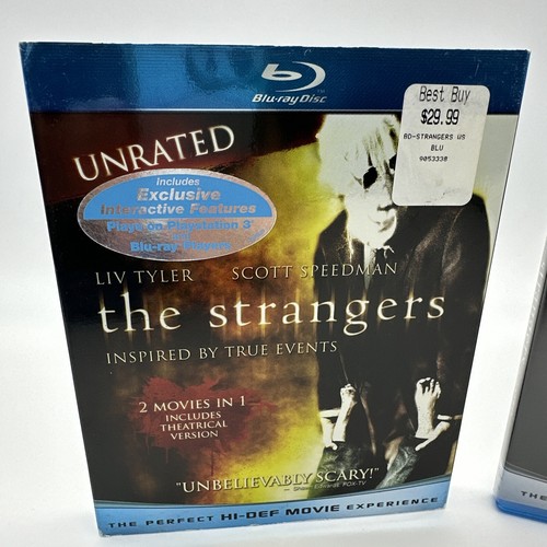The Strangers Unrated (Blu-ray, 2008) Exclusive Interactive RARE SLIP COVER - Picture 2 of 7