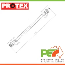 2x New PROTEX Hydraulic Hose - Front Suits HOLDEN STATESMAN HJ 4D Sdn RWD.