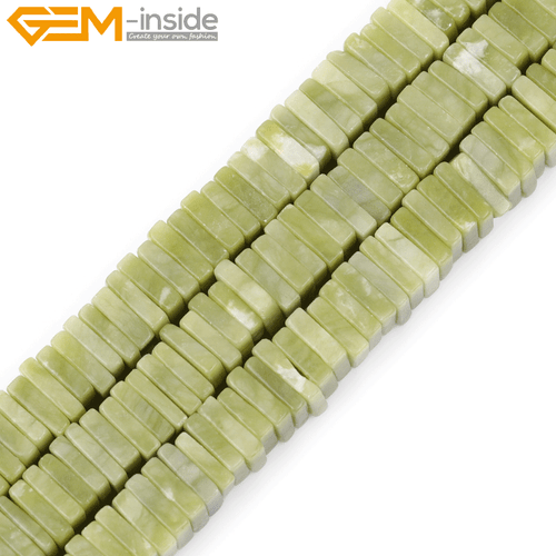 Assorted Aventurine Jade Beads - Natural Spacer Disc Cube Jewellery Making - Picture 9 of 50