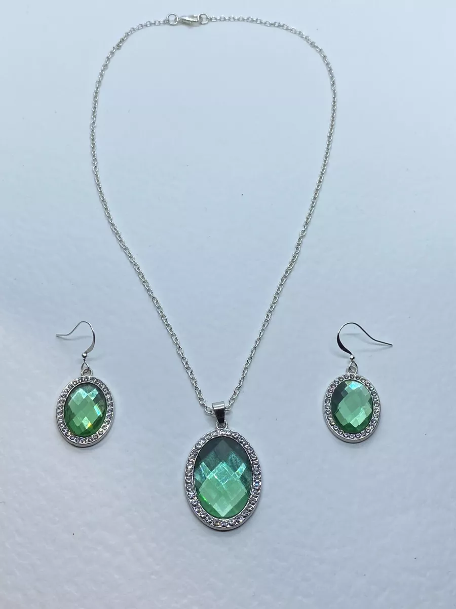 Green pendant best sale set