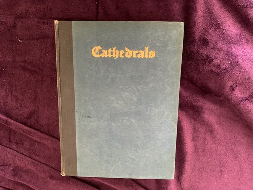 Kathedralen 1926 limitierte Auflage Hardcover-Buch, mit Original G.W. Eisenbahnkarte