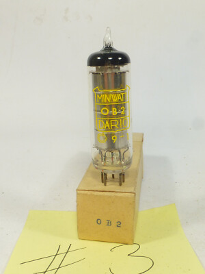 TUBE LAMPE MINIWATT DARIO EL 502 TSF DE STOCK NON TESTE VENDU EN L'ETAT