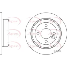 Apec Rear Brake Disc DSK2849 - OE High Quality Precision Engineered Part