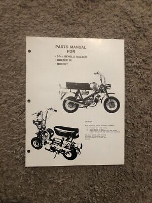 NOS Benelli 65cc Buzzer & Buzzer Jr.  Parts Manual
