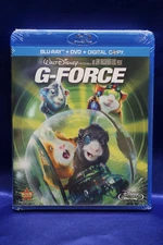 G-Force (Blu-ray/DVD, 2009, 3-Disc Set, Digital Copy) Anime Guinea Pigs Kids NEW