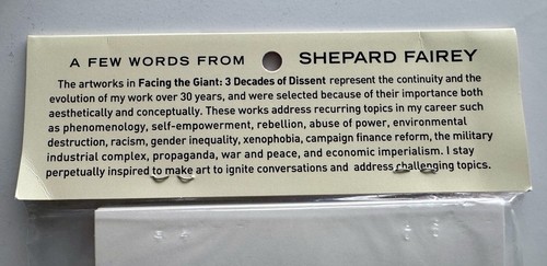 Shepard Fairey “Facing The Giant” 30th Anniversary Sticker Set 2019. Obey Dface. - Picture 3 of 5