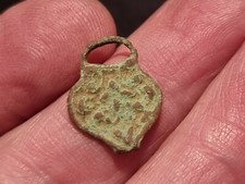 Roman ladies exquisite copper alloy amulet/pendant. Please see description LA87d