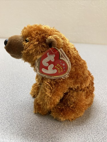 TY Beanie Baby - SEQUOIA the Brown Bear (5 inch) - MWMTs Stuffed Animal Toy - Picture 3 of 8