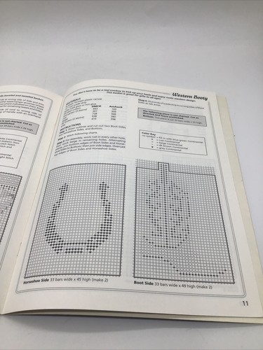 Vintage(1993)American School Of Needlework Gift Baskets In Plastic Canvas #3135 - Picture 5 of 6