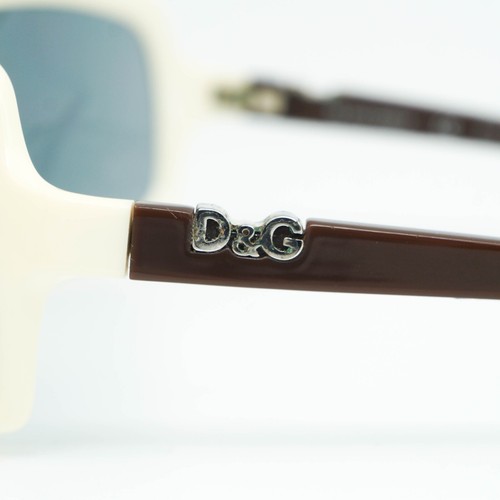 Occhiali da sole DOLCE & GABBANA beige marrone maschera vintage - Foto 6 di 10